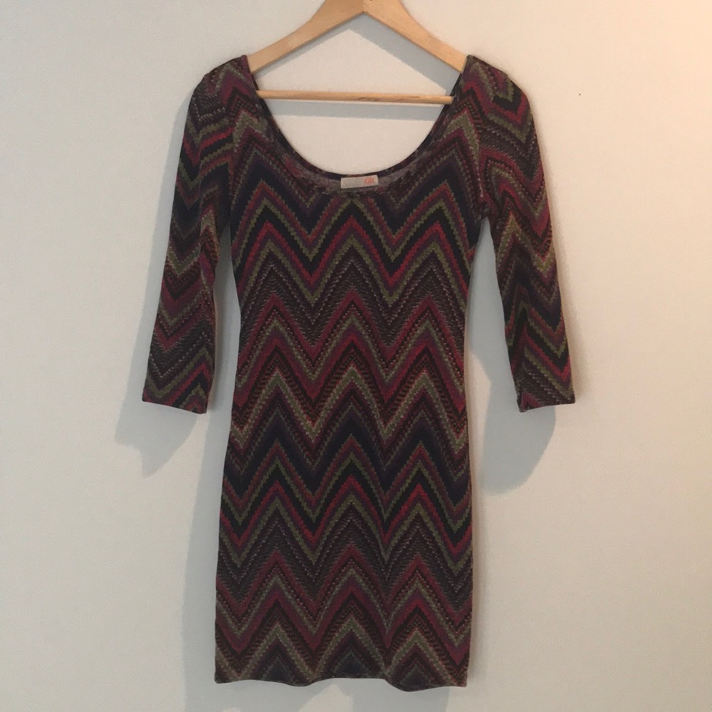 Multi Pattern Dress - image 1
